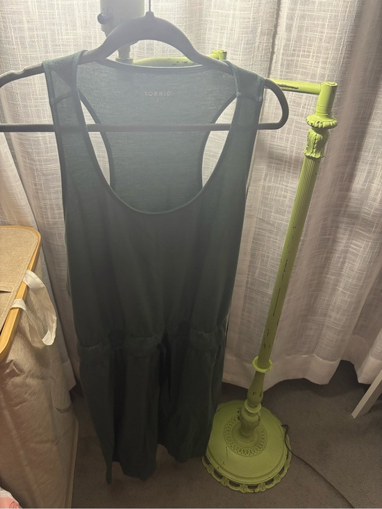 torrid Dresses & Skirts - torrid olive green racerback tank dress